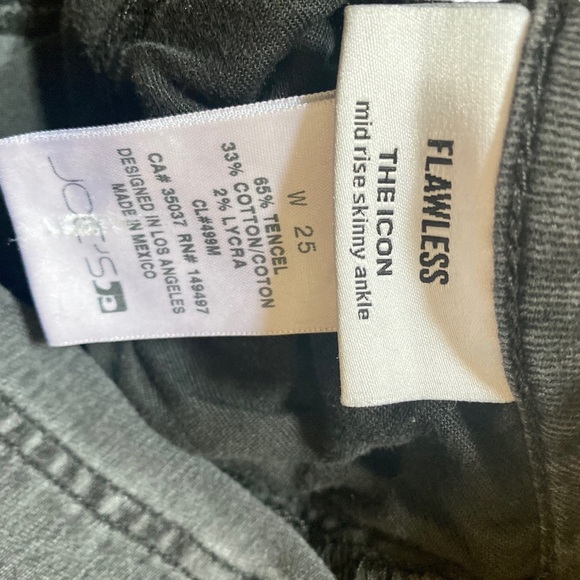 JOE'S JEANS Flawless - The Icon Mid Rise Skinny Ankle Robynn, size 25 - Picture 11 of 13